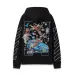 Off White Hoodie With Artistic Back Print Featuring Cherubs Car And Brand Elements Black/White #A54326