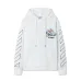 Off White Hoodie With Artistic Back Print Featuring Cherubs Car And Brand Elements Black/White #A54326