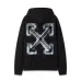 Off White Minimalist White Hoodie With Signature OFF Logo And Classic Design Black/White #A54328