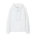 Off White Minimalist White Hoodie With Signature OFF Logo And Classic Design Black/White #A54328