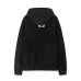 Off - White Washed Black Hoodie With Artistic Religious Print And OFF Logo #A54330