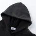Off - White Washed Black Hoodie With Signature Diagonal Stripes And OFF Logo #A54329