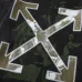 Off - White Washed Black Hoodie With Signature Diagonal Stripes And OFF Logo #A54329
