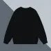 Classic Black/White Prada Triangle Logo Crew Neck Sweatshirt for Timeless Fashion Looks #A54271