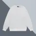 Classic Black/White Prada Triangle Logo Crew Neck Sweatshirt for Timeless Fashion Looks #A54271