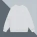 Prada White/Black Crew Neck Sweatshirt With Side Zipper Pocket For Modern Minimalist Style #A54268