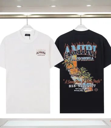 Amiri T-shirt with print Sunny Place 260g Black/White #A53781