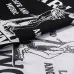 Amiri T-shirts Black/White #A50908