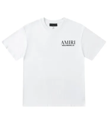 Amiri T-shirts Black/White/Blue/Grey #A51178