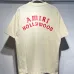 Amiri T-shirts Cotton Hollywood Black/White #A54011