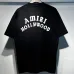 Amiri T-shirts Cotton Hollywood Black/White #A54011