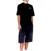 Amiri T-shirts Cotton Hollywood Black/White #A54011