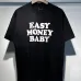 Amiri T-shirts easy money baby Black/White #A54010