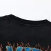 Black AMIRI California Graphic Tee With Retro Palm Tree And Flame Design #A54404