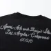 Black Distressed AMIRI Art Design Studio Tee With Los Angeles 90210 Print #A54405