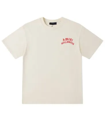 Cream Colored AMIRI Hollywood Printed T Shirt For Trendy Casual Wear Fans #A54402