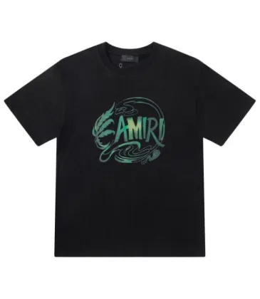 Stylish Black AMIRI Printed T Shirt With Unique Graphic Design For Fashion Lovers  #A54401