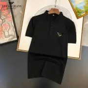 Armani T-Shirts for Armani polo T-shirts for  man Solid Color Black/White #A46569