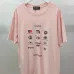 Balenciaga Gucci T-shirts for Men  BALENCIAGA Logo Print Pink/White/Grey #A54096
