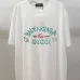 Balenciaga Gucci T-shirts for Men  Pure Cotton Graphic White #A54095