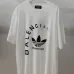 Balenciaga T-shirts for Men BALENCIAGA × adidas T-shirt Logo Print Cotton 4 colors #A54088