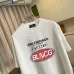 Balenciaga T-shirts for Men Bold Logo Graphics Streetwear Edge Black/White/Red #A54219