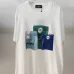 Balenciaga T-shirts for Men Pure Cotton Graphic T-Shirt Black/White #A54086