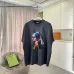 Vintage Washed Black Balenciaga T Shirt With Trendy Girl With A Pearl Earring Remix Print #A54408