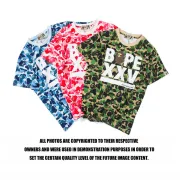Bape XXV camouflage print T-shirts #99902789