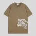 Burberry T-Shirts for MEN Knight Stamp Cotton T-shirt in Flax - Men Black/White/Brown #A53837
