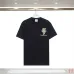 Casablanca T-Shirts 260g Black/White/Blue #A53062
