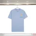 Casablanca T-Shirts 260g Black/White/Blue #A53062