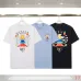 Casablanca T-Shirts 260g Black/White/Blue #A53070