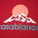 Casablanca T-Shirts 260g Black/White/Red #A53067