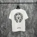Chrome Hearts T-shirt for MEN Black/White #A50940