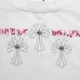Chrome Hearts T-shirt for MEN Black/White #A51201
