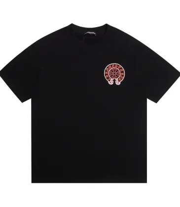 Chrome Hearts T-shirt for MEN Black/White #A52325