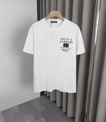 D&amp;G T-Shirts for MEN Black/White #A52324