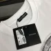 D&amp;G T-Shirts for MEN Dolce &amp; Gabbana Logo Embroidery T-Shirt Black/White  #A53933
