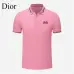 Dior T-shirts Polo for men Solid Color Black/White/Blue/Red/Grey #A46602