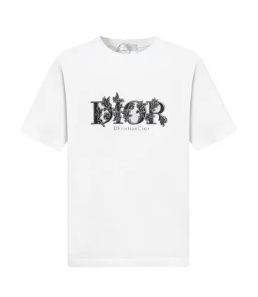 Dior T-shirts for men Black/White #A50883