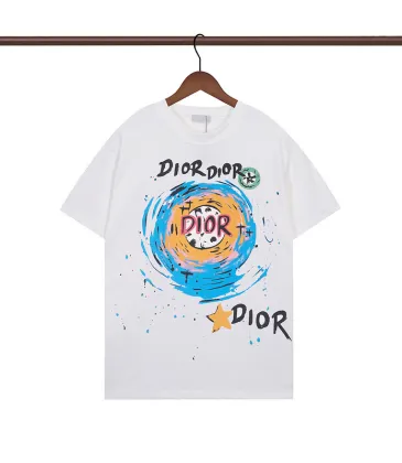 Dior T-shirts for men Black/White #A52591
