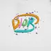 Dior T-shirts for men Color logo #A47037