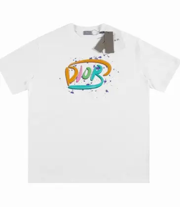 Dior T-shirts for men Color logo #A47037