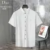 Dior T-shirts for men Solid Color Buttons #A46594