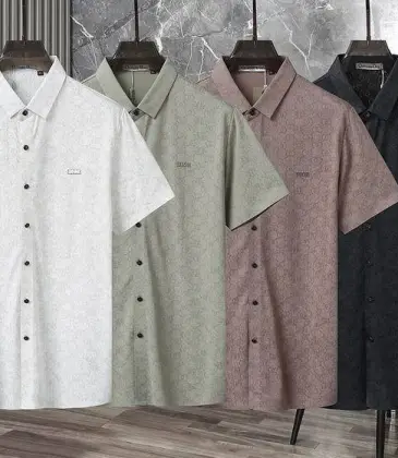 Dior T-shirts for men Solid Color Buttons #A46594