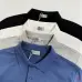Dior T-shirts for men Solid Color Buttons Black/White/blue #A46600