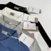Dior T-shirts for men Solid Color Buttons Black/White/blue #A46600