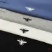 Dior T-shirts for men Solid Color Buttons Black/White/blue #A46600