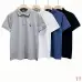 Dior T-shirts for men Solid Color Buttons Black/White/blue #A46600